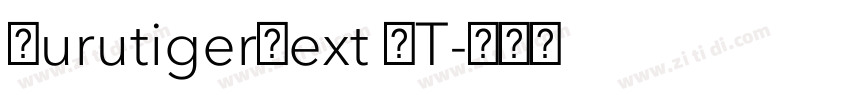 FurutigerNext LT字体转换